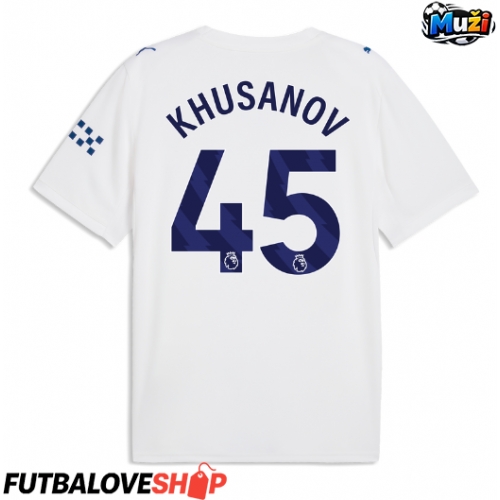 Dres Manchester City Abdukodir Khusanov #45 Tretina 2026-27 Krátky Rukáv